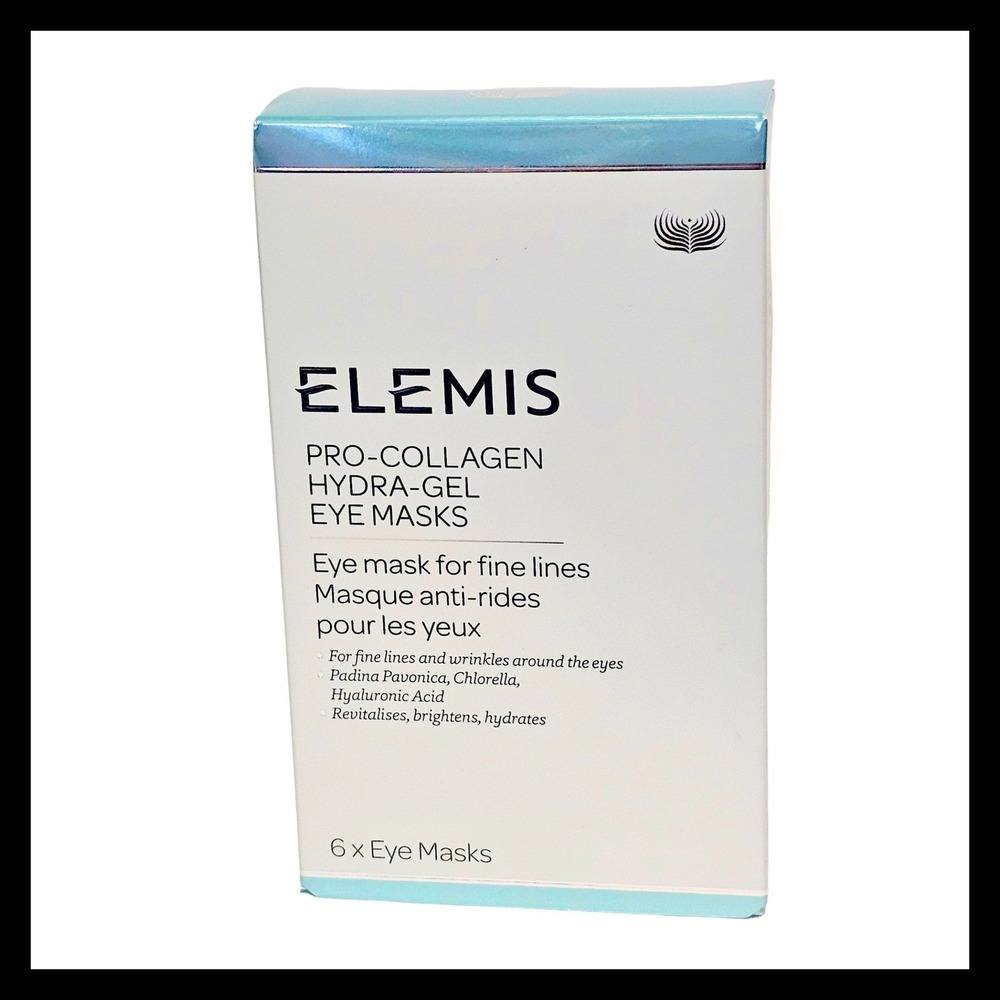 Elemis Pro-Collagen Hydra-Gel Eye Masks for Fine Lines Pack of 6 New in Box Seal